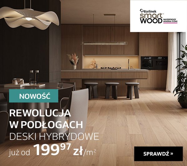 Barlinek wood flooring product sample associated with Komfort assortment