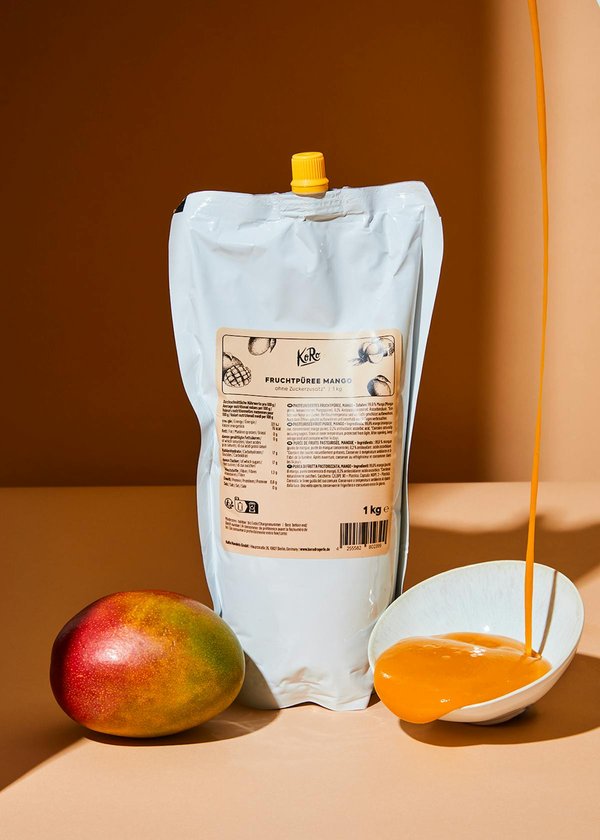KoRo cashew butter jar and cashews arranged as a pantry product shot