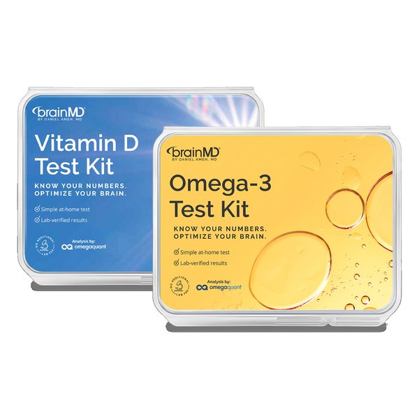 BrainMD vitamin D test kit bundle product photo